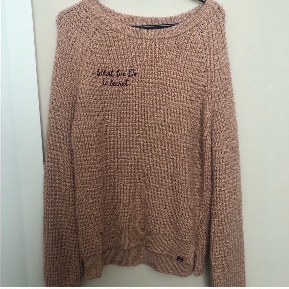 OBEY “what we do is secret” SWEATER